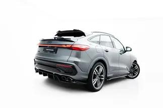 Maxton Design Central Rear Splitter W/Vertical Bars For MK3 Audi SQ5 Sportback / SUV